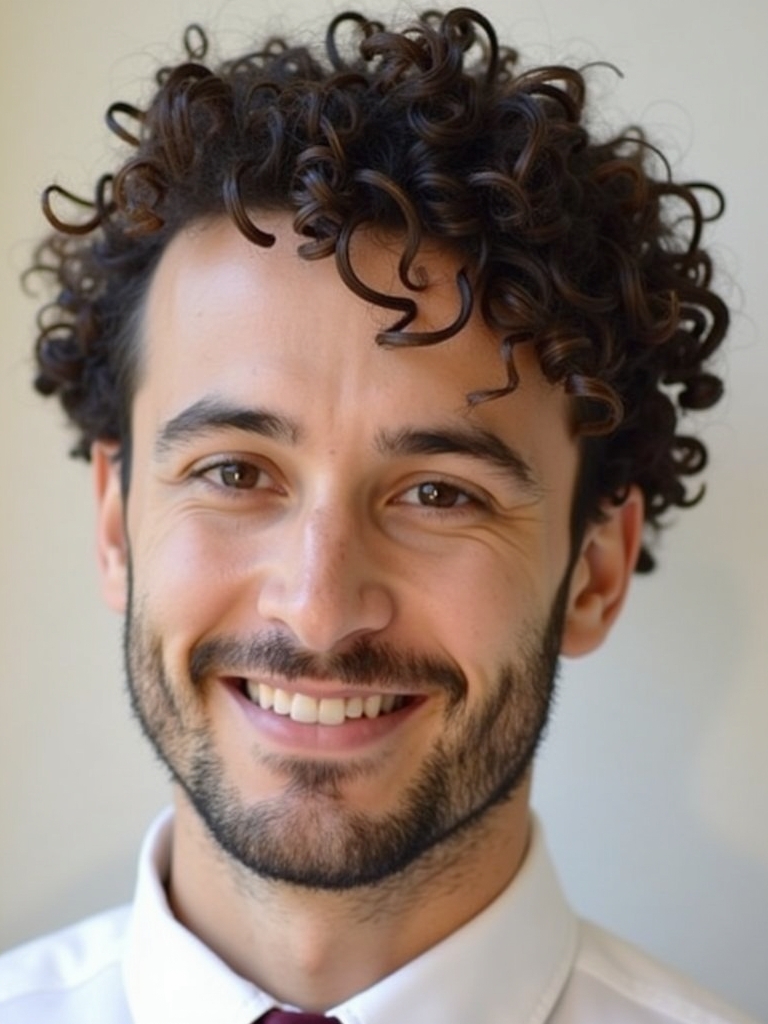 Curly Hairstyles for Guys: The Braided Style