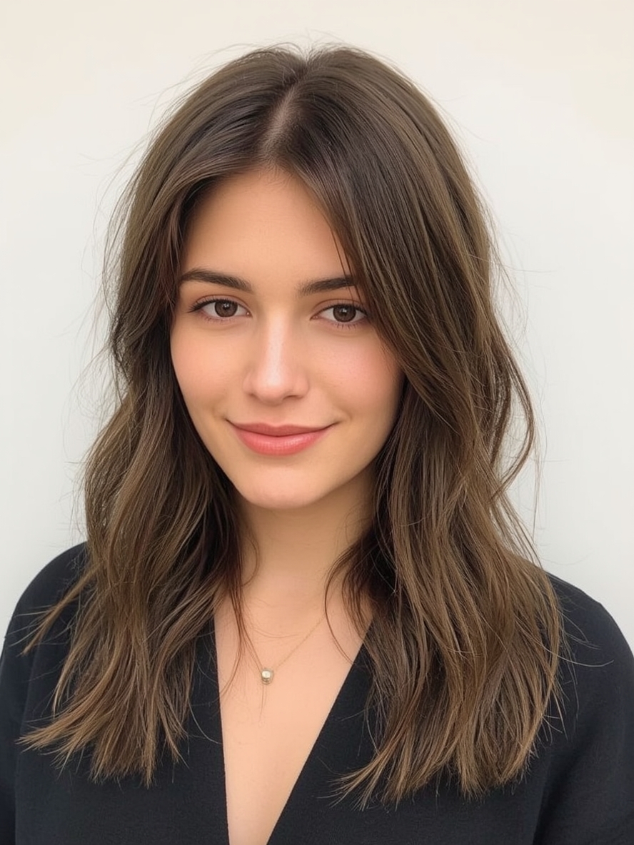 Shoulder Length Hairstyle For Thin Hair Fine: Root Lift