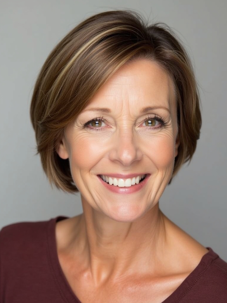 Hairstyles For Thin Hair Fine Over 50: The "Kari Lake Haircut" Inspired Bob