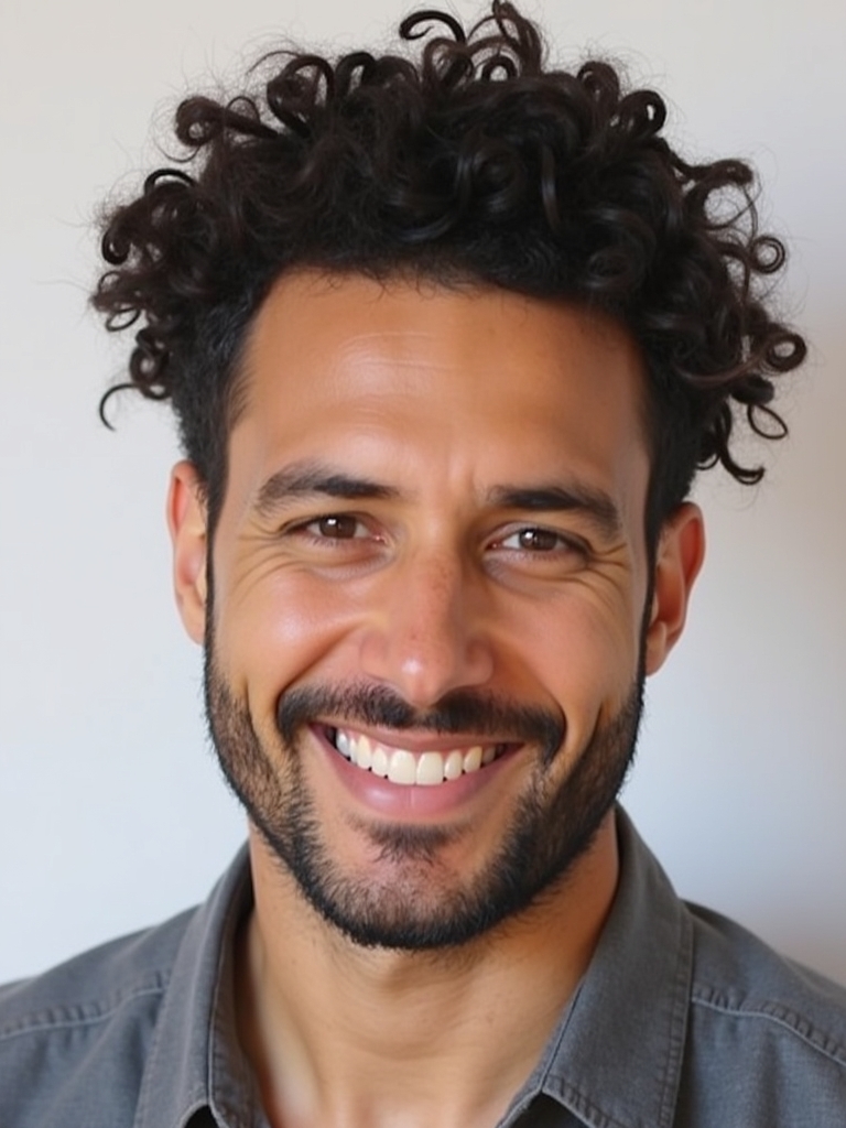 Hairstyles For Men Curly Hair: The Sponge Twist