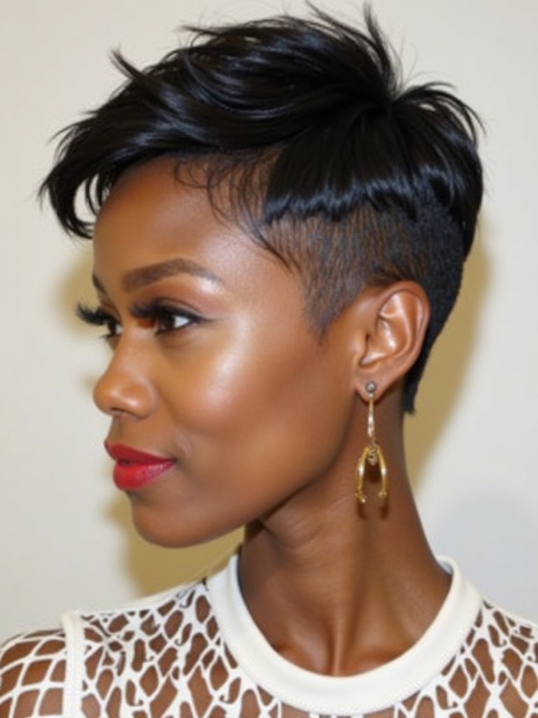 Stunning Short Haircuts for Black Women: The Undercut
