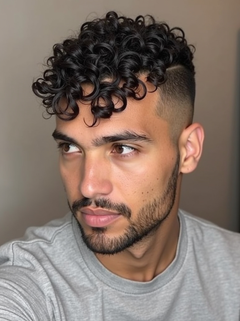 Hairstyles For Men Curly Hair: The Two-Strand Twist