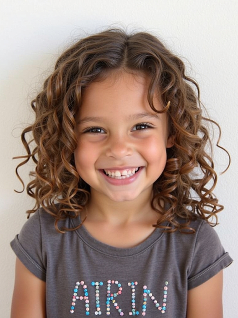Hair Styles Kids: Curly Shag