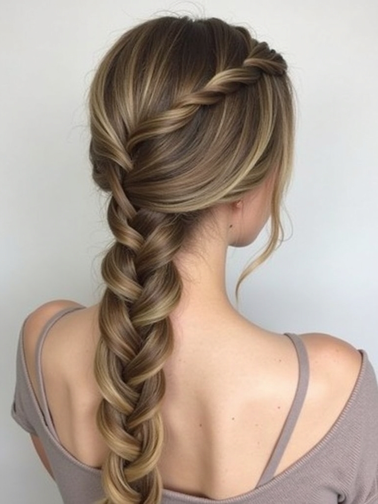 Long Haircut Ideas: Fishtail Braid