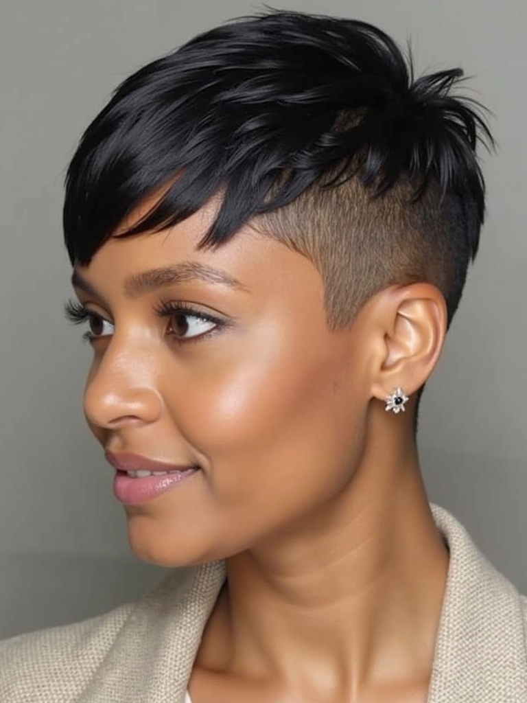 Stunning Short Haircuts for Black Women: The Caesar Cut