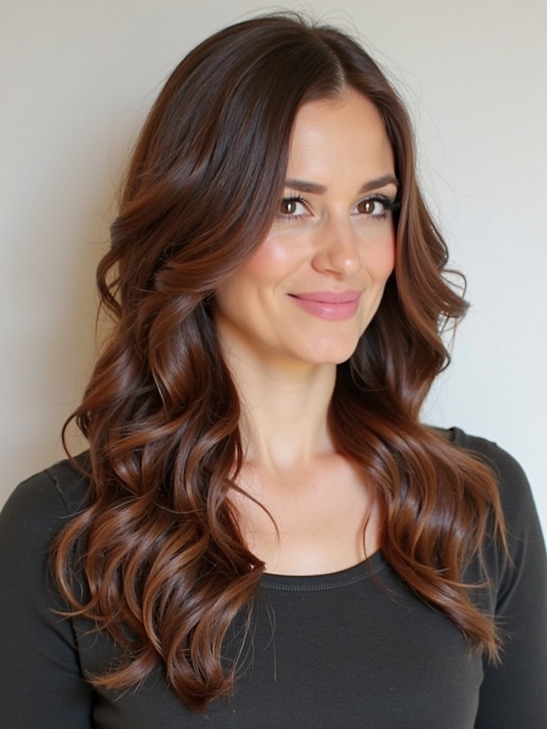 Voluminous Collarbone Length Blowout