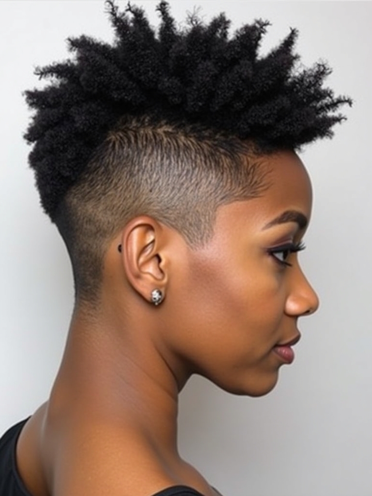 Stunning Short Haircuts for Black Women: The Spiky Pixie