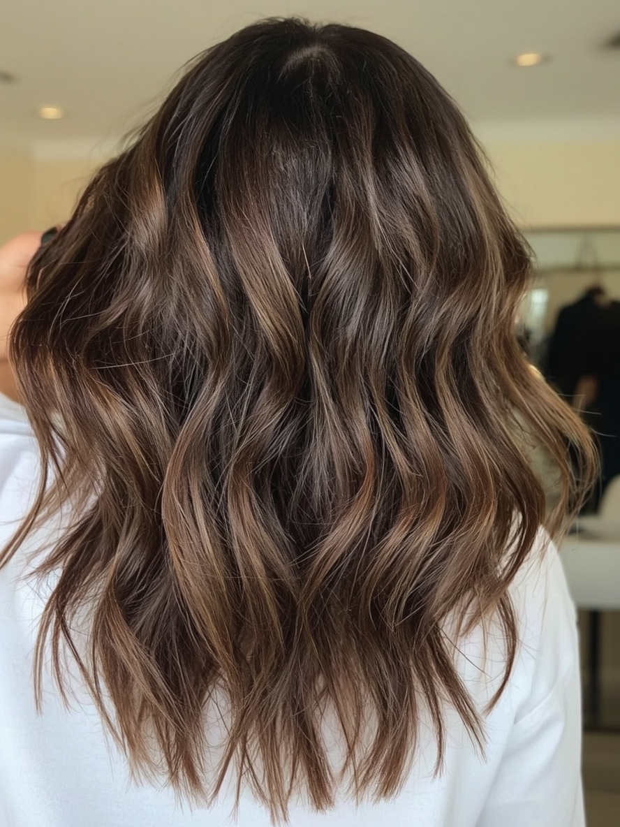 Brunette Summer Hair 2025: Dimensional Chocolate Waves