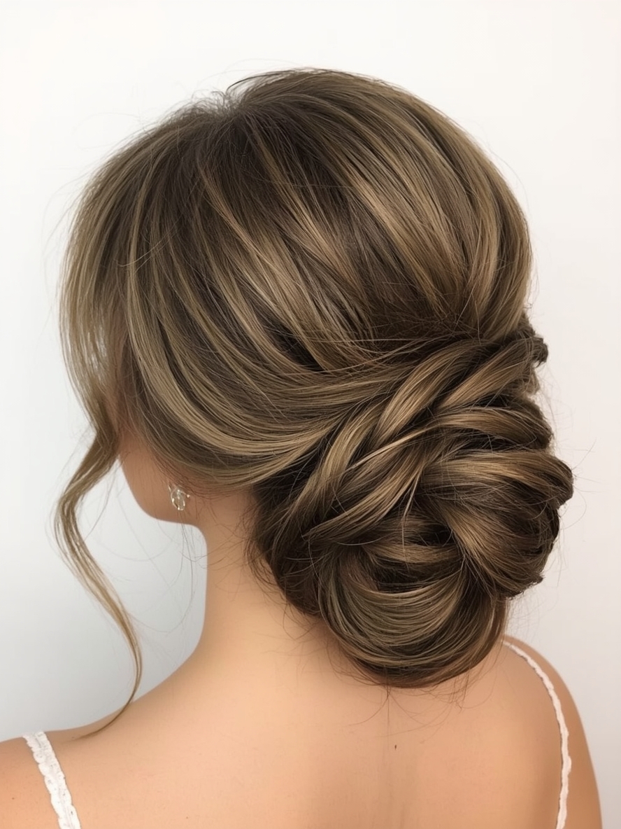 Braided Low Bun Prom Hairstyles