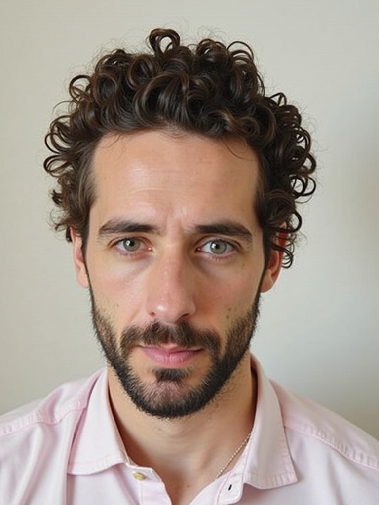 Hairstyles For Men Curly Hair: The French Braid