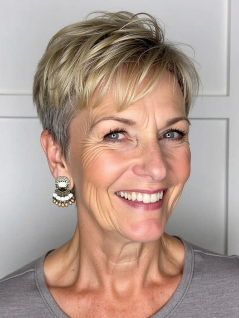 Hairstyles For Thin Fine Hair Over 60: The Tapered Cut