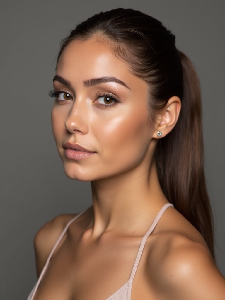 Face-Framing Highlights on Collarbone Length