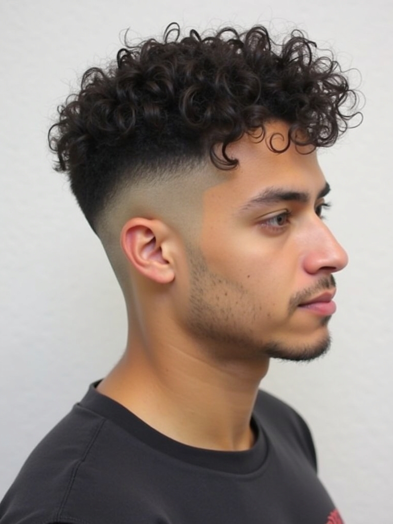 Curly Hairstyles for Guys: The Subtle Undercut