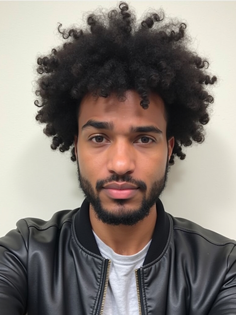 Hairstyles For Men Curly Hair: The Afro