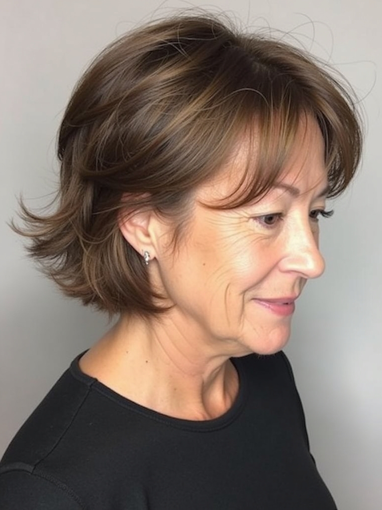 Hairstyles For Thin Hair Fine Over 50: Classic Pageboy