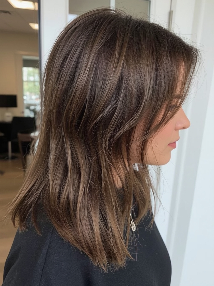 Shoulder Length Hairstyle For Thin Hair Fine: One Length Cut