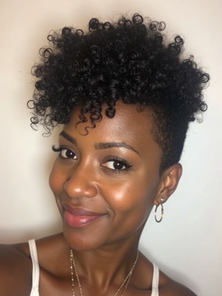 Stunning Short Haircuts for Black Women: The Textured Tapered Afro