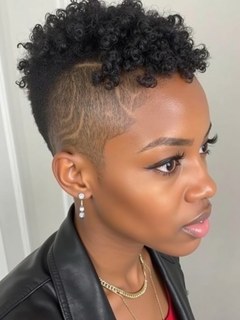 Stunning Short Haircuts for Black Women: The Buzz Cut