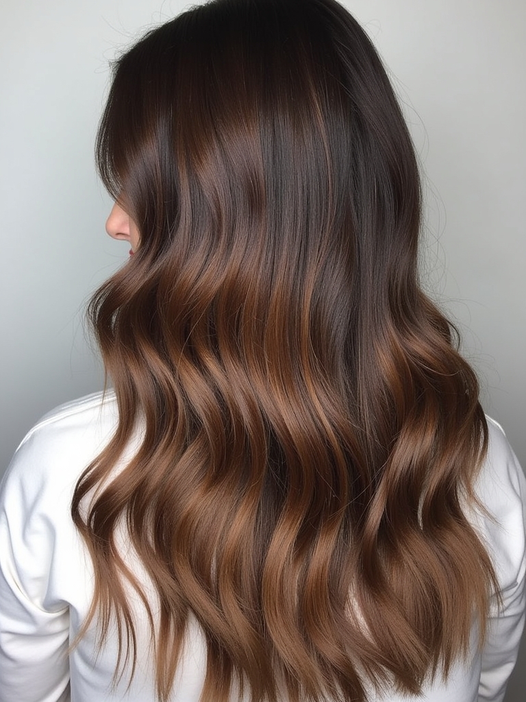 Caramel Highlights on Brown Hair: Ribbons of Radiance
