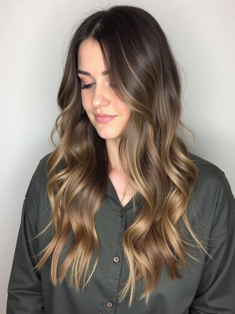 Long Haircut Ideas: V-Cut with Textured Ends
