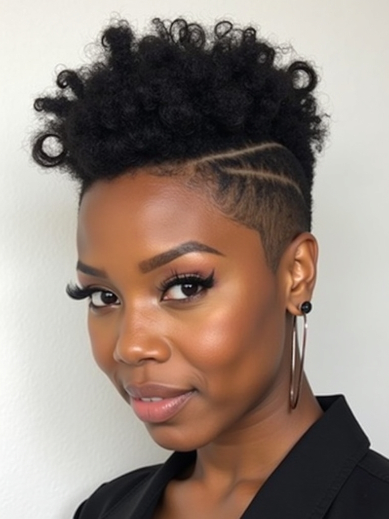 Stunning Short Haircuts for Black Women: The Faux Hawk