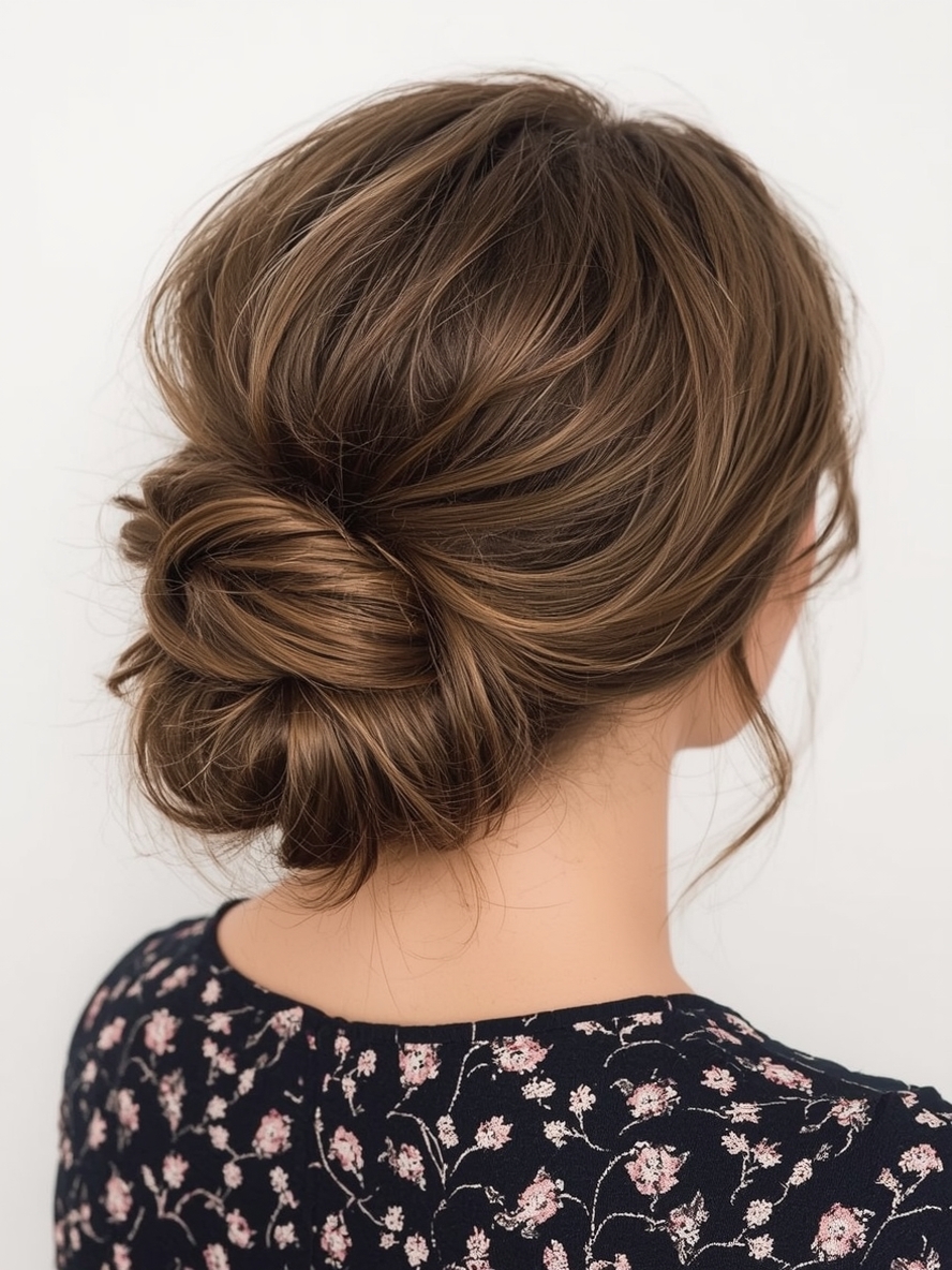 Low Chignon Prom Hairstyles