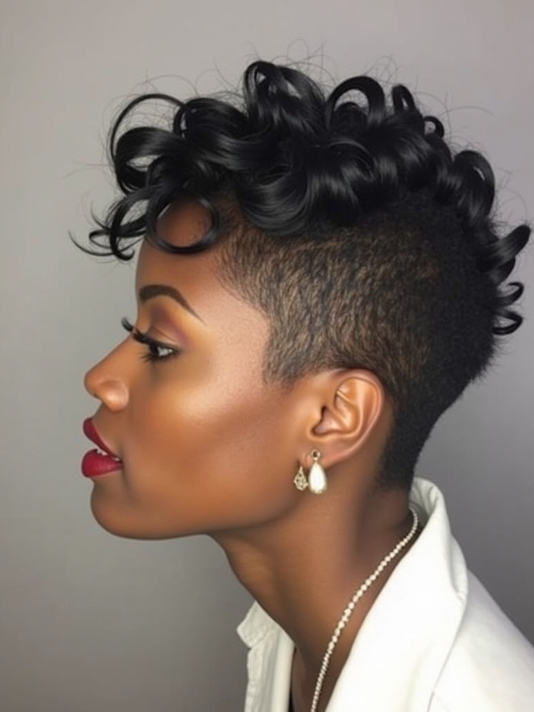 Stunning Short Haircuts for Black Women: The Finger Waves
