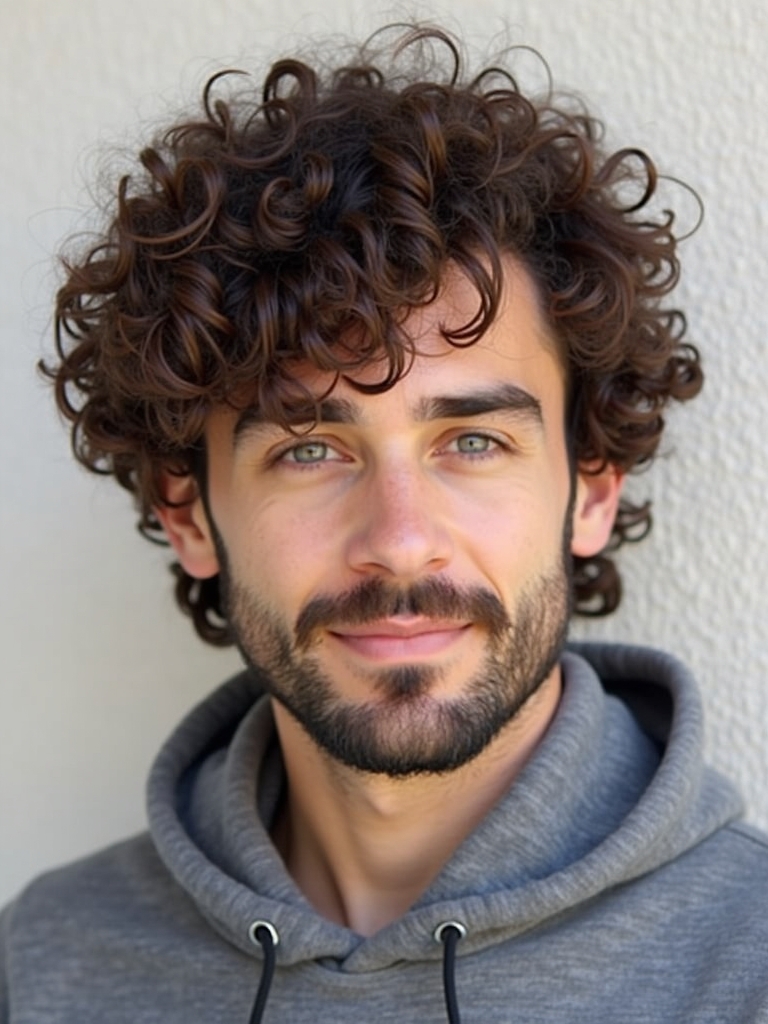Curly Hairstyles for Guys: The Long and Loose
