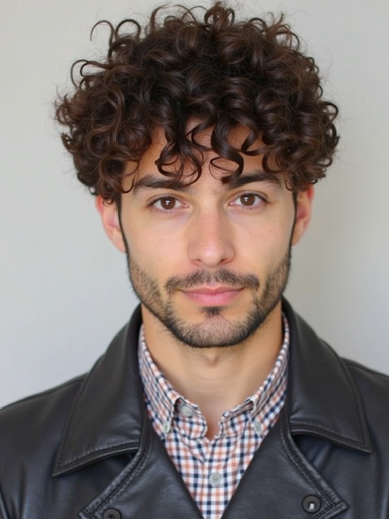 Hairstyles For Men Curly Hair: The Curly Fringe