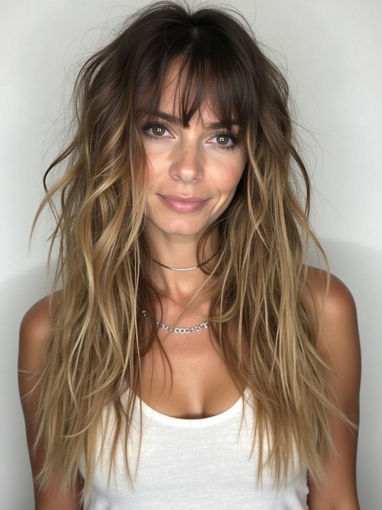 Long Haircut Ideas: Long Hair with Shaggy Layers