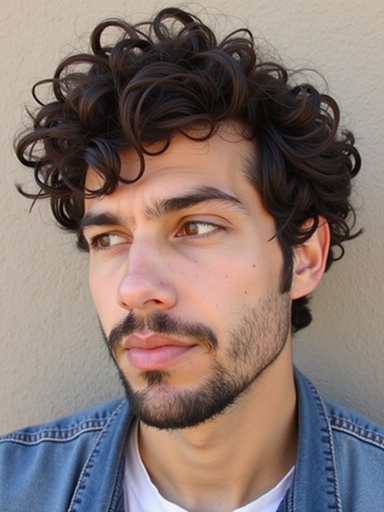 Hairstyles For Men Curly Hair: The Long and Loose Curls