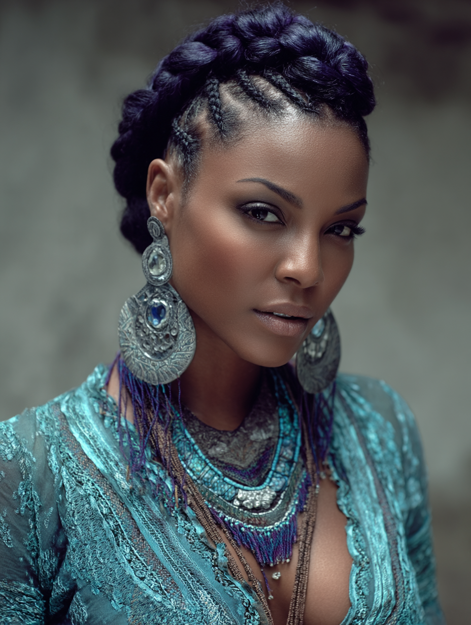 African Braids Hairstyles Ghana Braids