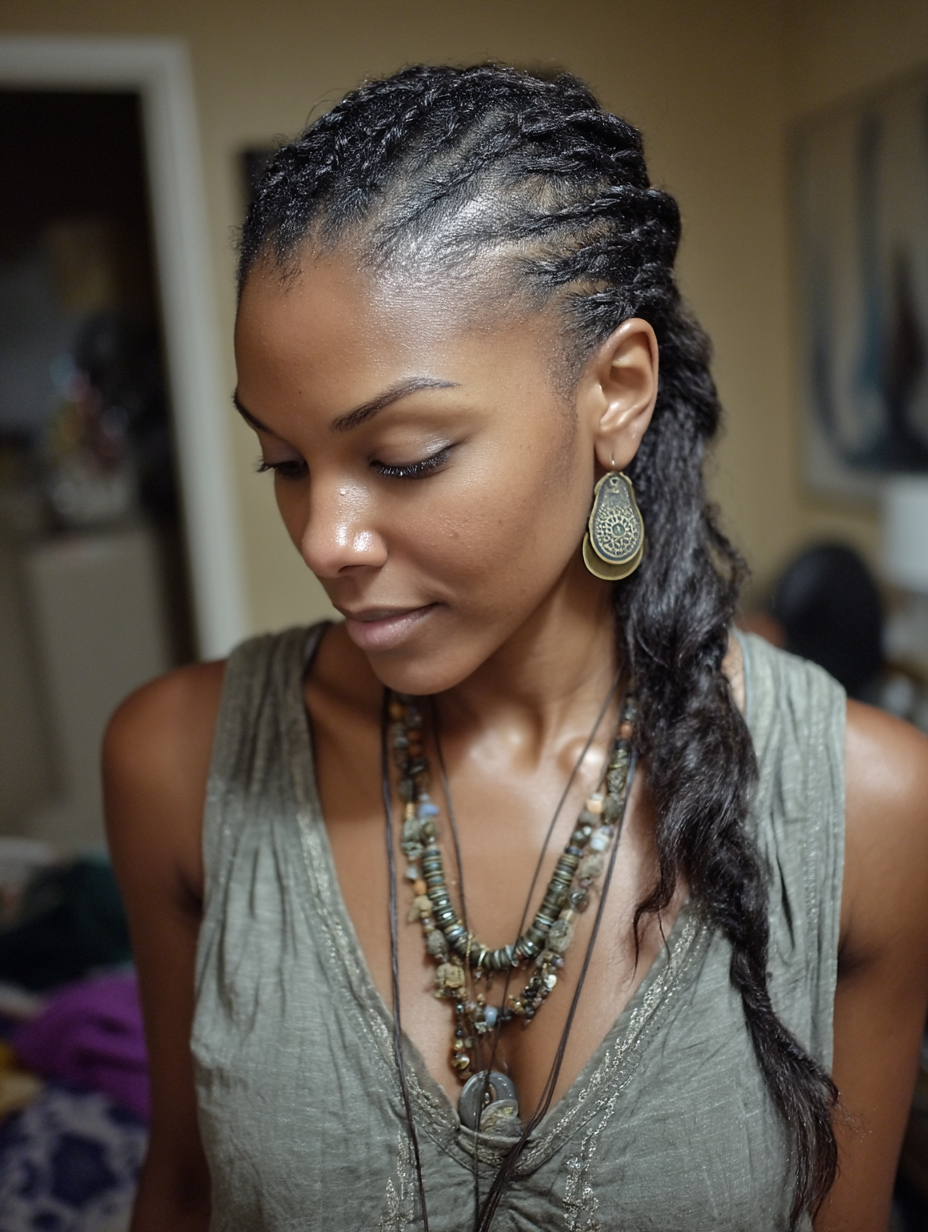 Micro Braid African Braids Hair Styles