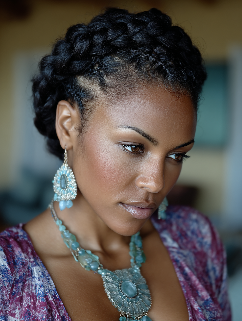 Styles of African Braid Hairstyles with Cornrow Braid Styles