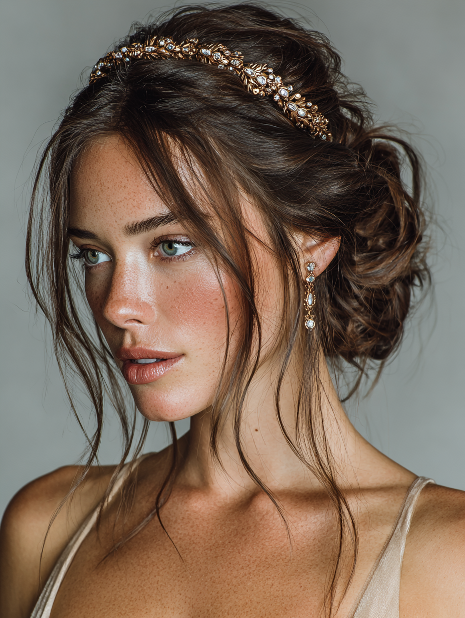 Prom Hairstyle: Ornate Headband