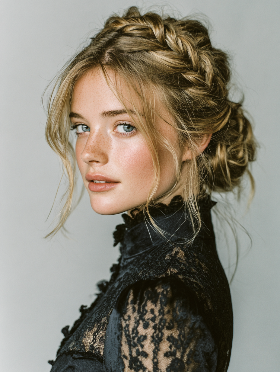 Prom Hairdos: Crown Braid