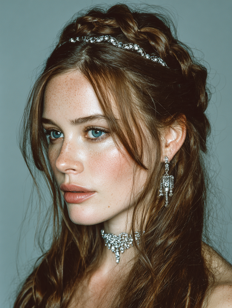 Prom Hairstyles straight hair: High Crown.