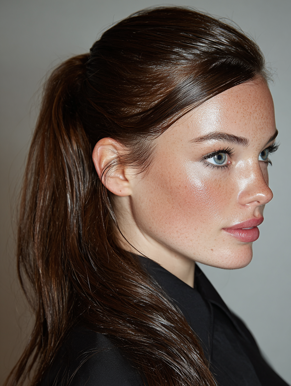 Prom Hairstyles Straight Hair: Slicked Back Hair