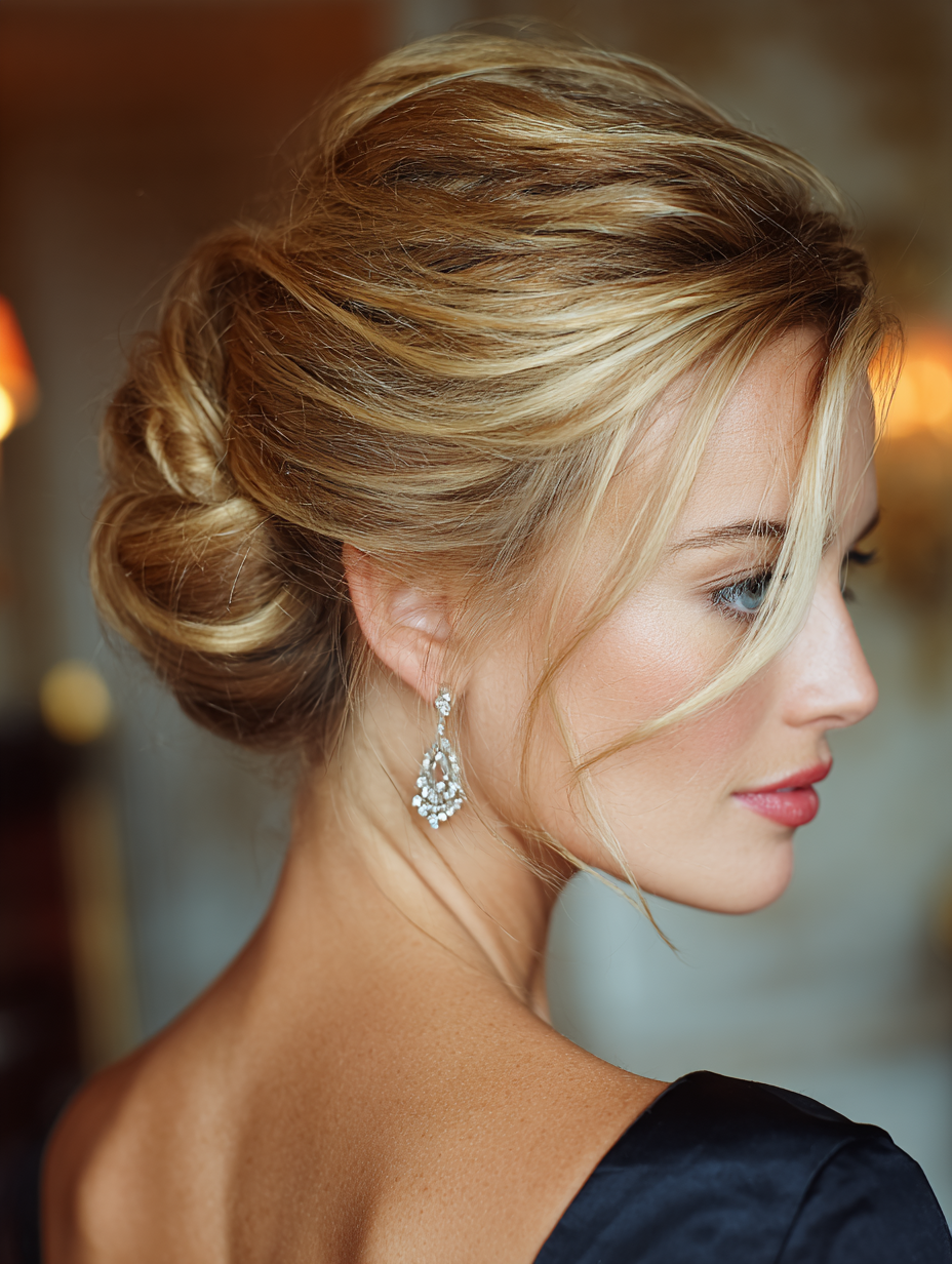 Prom Hairstyles Straight Hair: Classic French Twist