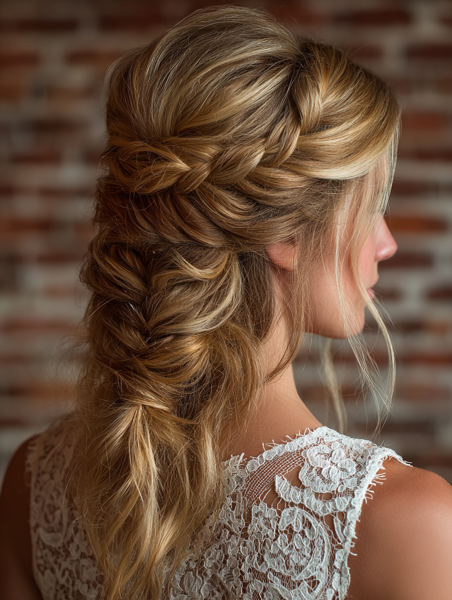 Prom Hairstyles Straight Hair: Fishtail Braid