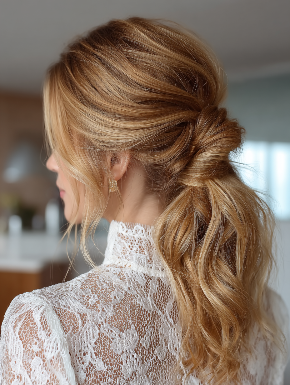 Knot Detail Ponytail: One of My Favorite Prom Ponytail Hairstyles