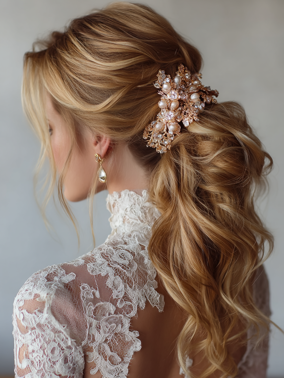 Prom Ponytail Hairstyles: Detailed Ponytail