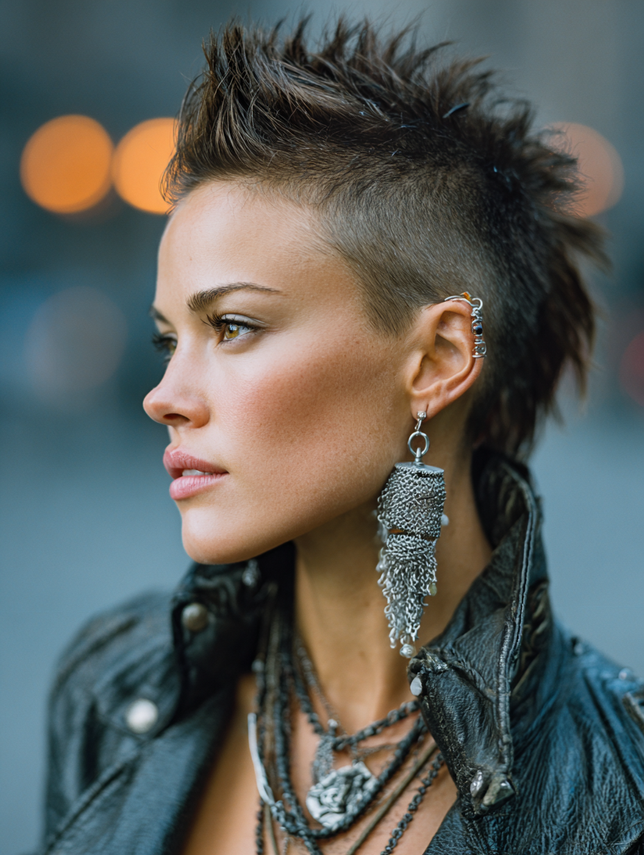 Rock Concert Hairstyles: Fierce Faux Hawk