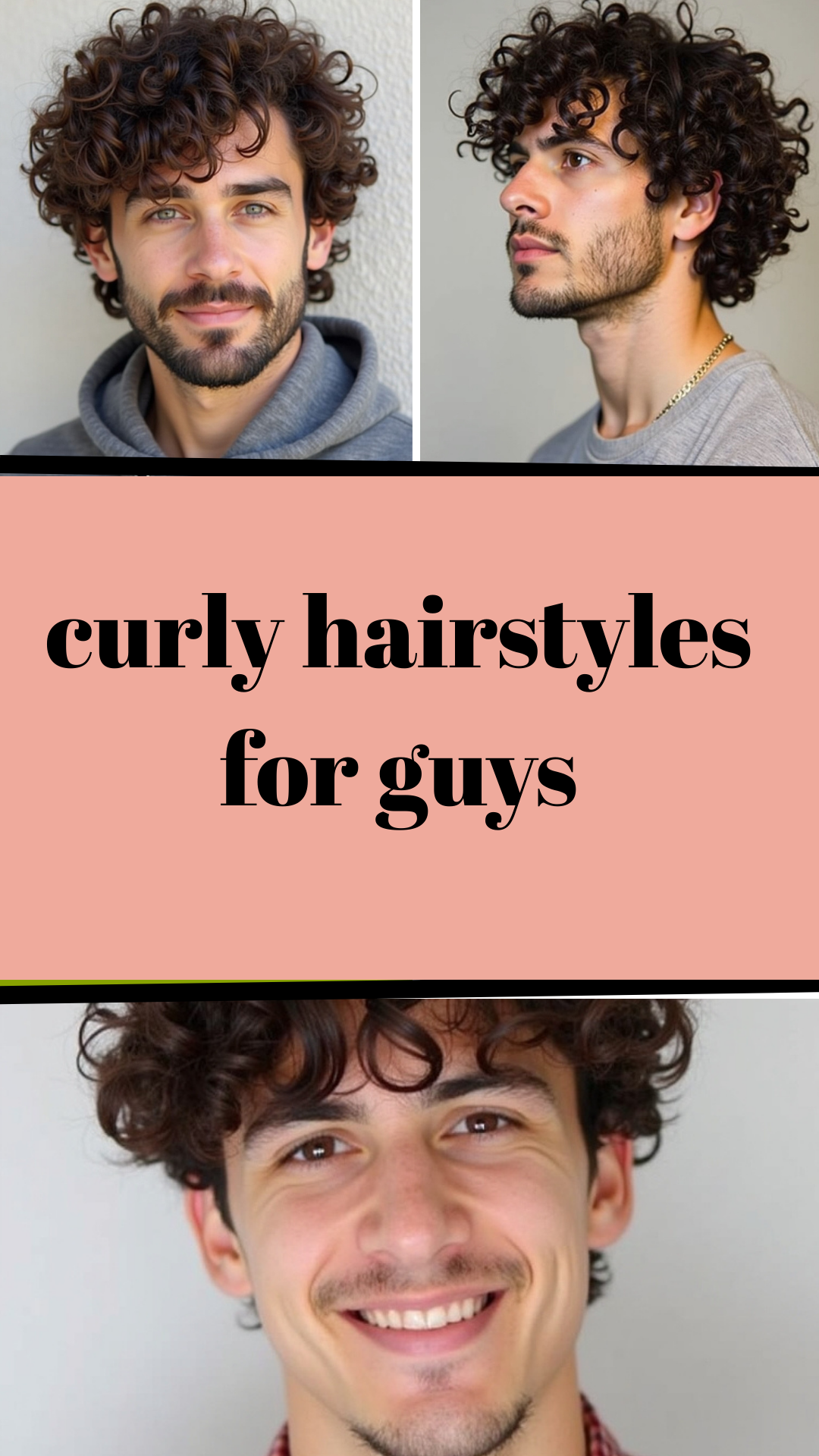 curly hairstyles for guys